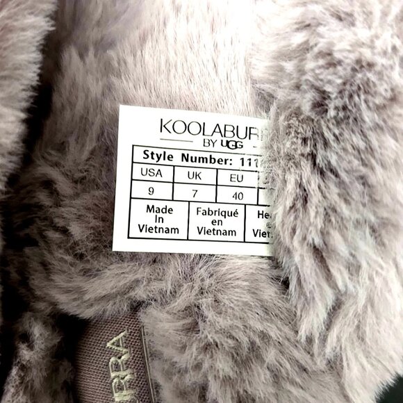 Koolaburra by Ugg Thong Faux Fur Slip-on Sandals Light Purple Women's Size 9 - Picture 12 of 12